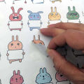 【HOT】 75Pcs Cute Animal Name Stickers Cute Rabbit Name Tags Stickers For Classroom Water Bottle Lunch Box Laptop School Supplies. 