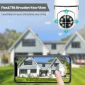 1080P Wifi IP CCTV Security Camera Motion Detection Alarm PTZ Cam. 