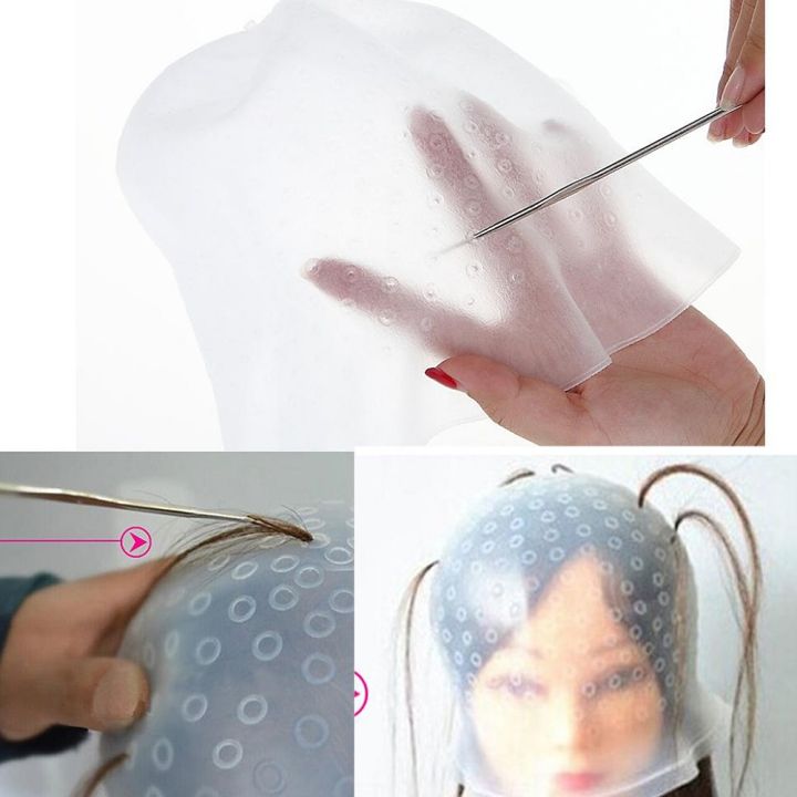 Magic%20cap%20Hair%20Color%20Highlighting%20Caps%20with%20Silicone%20Needles%20Hair%20Dye%20Caps%20-%20Image%204