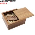 【8GB Walnut wood】 USB 3.0 wooden Photo Album usb+Box usb flash drive Pendrive 16GB 32GB Wedding gift box (size 15mm*95mm*40mm). 