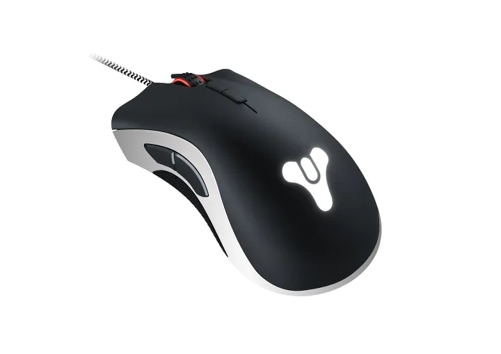 Razer DeathAdder Elite Gaming Mouse: 16,000 DPI Optical Sensor - Chroma RGB Lighting - 7 Programmable Buttons - Mechanical Switches - Rubber Side Grips - Destiny 2 Edition