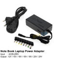 96W AC DC Adapter Adjustable Laptop Power Adapter Universal Charger Supply For ACER ASUS TOSHIBA HP IBM DELL Laptop Notebook PC computer With 8 DC connector. 