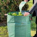 Gardening Bag Reusable Leaf Waste Pouch Plant Trash Garbage Container for Lawn Yard Pool with Lid, 80 Gallons. 