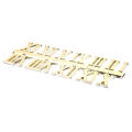 Stick on clock numbers roman numerals 2.3cm art craft dial sticking gold 1 set JINGHONG. 