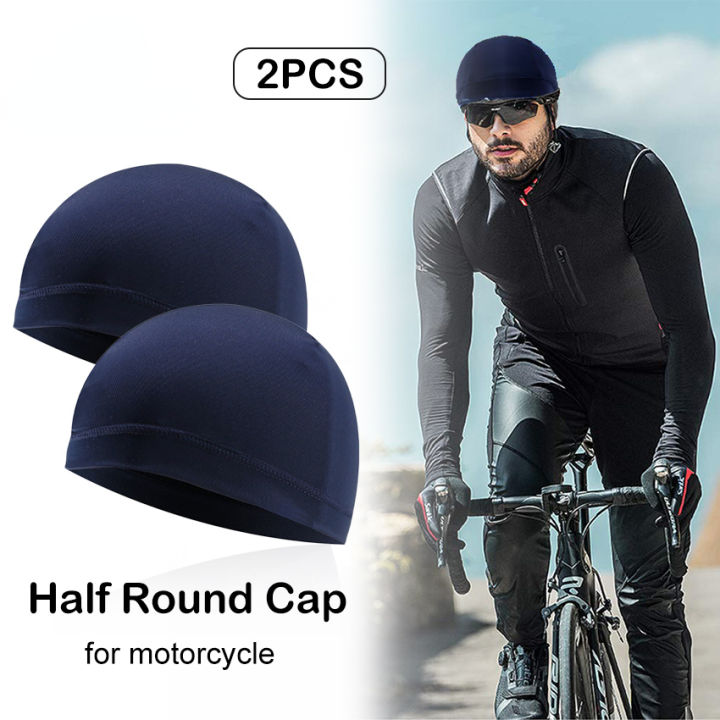 Motorcycle Cap skull cap Under Helmet Liner Motorcycle Head Cover Skull Cap Quick Dry Breathable Racing Hat Helmet Inner Wear
