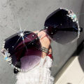 Sun Men Glasses Sunglasses Female Women Shades Rhinestone Fashion Luxury Vintage Design. 