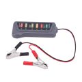 2X 12V Car Battery & Alternator Tester - Test Battery Condition & Alternator Charging (LED indication). 