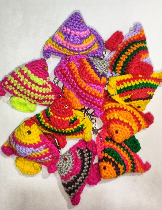KEY TAG handmade wool 5pcs | Daraz.lk
