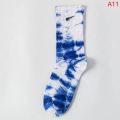 Tie Dye Socks Fashion Tie Dye Socks For Men And Women Cotton Colorful Hip Hop Skateboard Funny Happy Soft Girls Socks. 