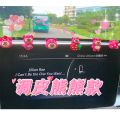 Supplies Central Control Cute Decorative Stickers Women's Car Decoration Automobile Instrument Panel Strawberry Bear Electric Car Accessories Interior Decoration. 