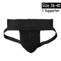 Size 36 - 40  1 Black Cotton Elastic Supporter. 