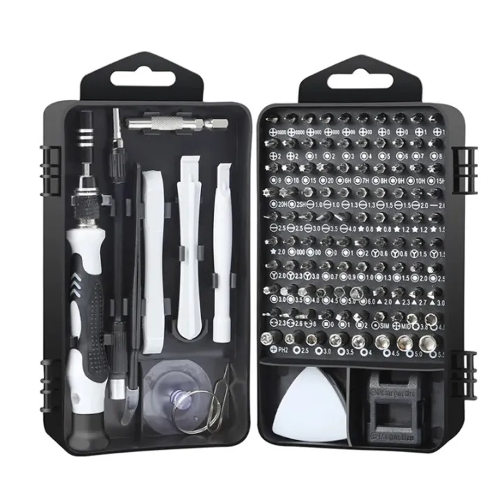 122 In 1 Precision Screwdriver Set Magnetic Screw Bits Pocket Wrench Watch Phone Repair Hand Tools