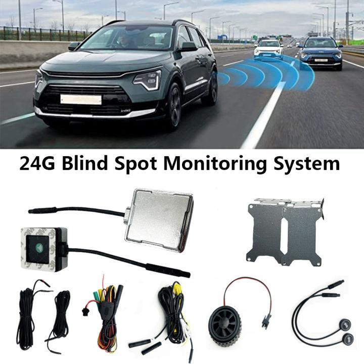 Car Blind Spot Radar Detection System Set 10m Vehicle Lane Changing And Line Merging Auxiliary Bsd V2 Blind Spot Monitoring Tool