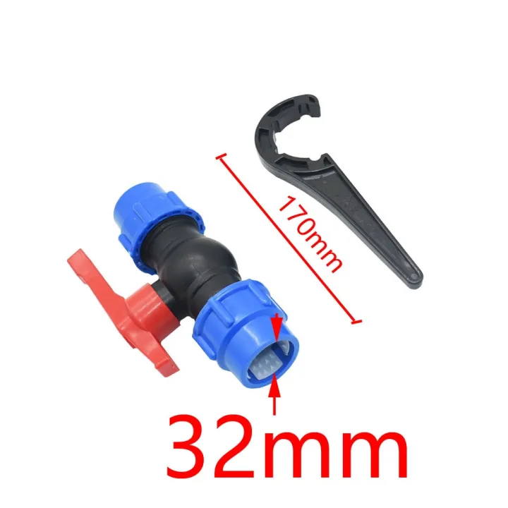 32/40/50mm%20Water%20Plastic%20Valve%201"%201.2"%201.5"%203-Way%20Quick%20Connector%20T-Type%20PVC%20PE%20Fast%20Connection%201pcs%20-%20Image%205