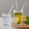 1 Set Reusable Glass Straw Set High Borosilicate Smoothie Cocktails Straw Healthy Eco Friendly Drinking Straw With Clear Brush. 