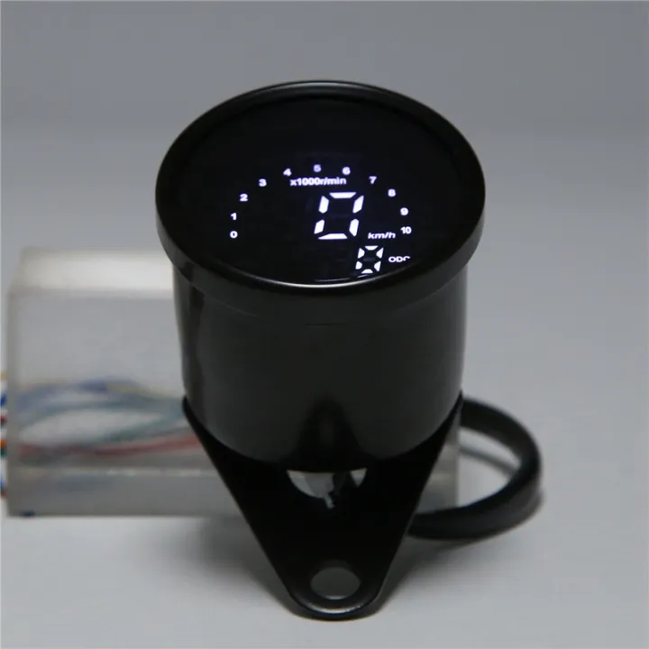 3X%20Universal%20Motorcycle%20Meter%20Speedometer%20Digital%20Odometer%20Round%20Speed%20Meter%20for%20,%20Black%20-%20Image%208