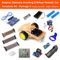 Arduino Obstacle Avoiding 2 Wheel Robotic Smart Car Kit 2WD Robot Car Kit. 