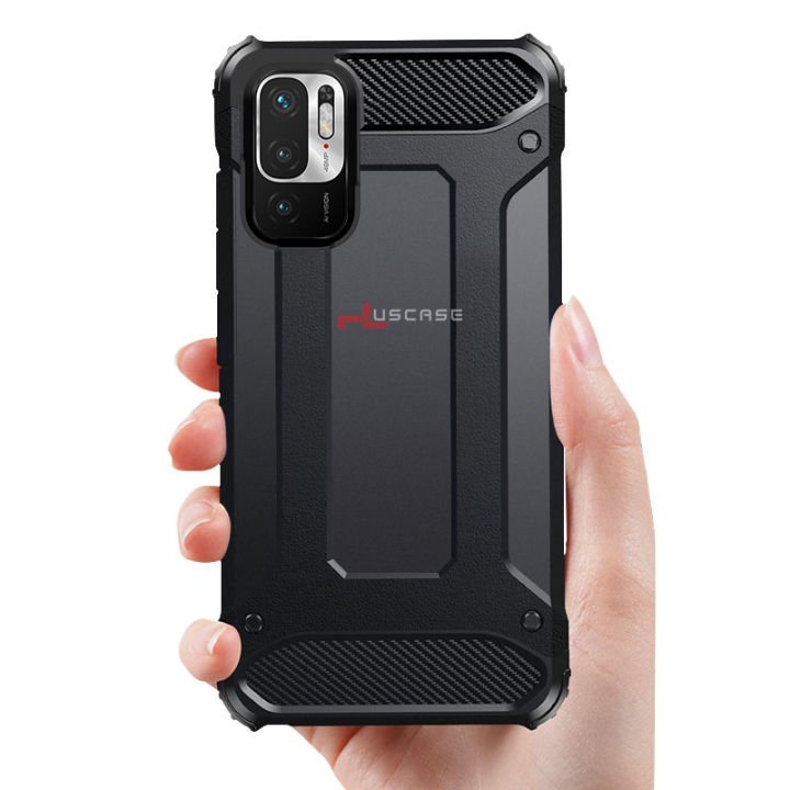 PlusCase%20for%20Xiaomi%20Redmi%20Note%2010%205G%20Armor%20Case%20Heavy%20Duty%20Hard%20Shockproof%20Back%20Cover%20-%20Image%203
