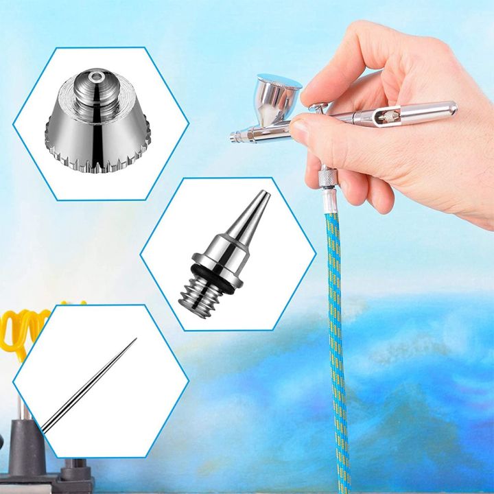 10%20Pieces%20Airbrush%20Nozzle%20Needle%20Nozzle%20Cap%20Kit%20with%20Wrench%20Airbrush%20Replacement%20Parts%20for%20Airbrush%20Sprayer%20Accessories%20-%20Image%203