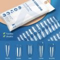 KOSKOE 120pcs Press on False Nails Coffin Semi-Frosted Full Cover UV Gel Nail soft gel tips Capsule Extension Manicure Tool. 