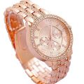Geneva Rose Gold Watch Women Luxury Brand. 