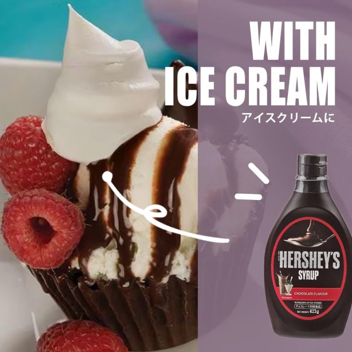 Hershey's Syrup Genuine Chocolate Flavour 623g | Rich Chocolate Dessert Topping