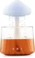 Raincloud Humidifier Essential Oil Raining Desk Humidifier Rain Cloud Night Light Diffuser Relaxing Rain cloud Humidifier with Raining Cloud Diffuser Rain Drop humidifier Sound (Wooden colour). 