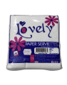 Flora Lovely Paper Serviettes Paper Handkerchief Paper Tissue 100 Sheets Pack. 