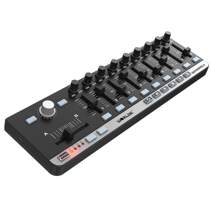 Plug-N-Play Kit EASYCONTROL. 9 USB MIDI Controller with 4 Memory , 6 ...