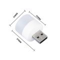 ZK50 USB Night Light Warm Light LED Small Round Light Portable Mini Eye Protection Atmosphere Light Plug-in Night Light. 