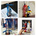 Domibro Mini NASA Space Shuttle 3D Model Building Blocks Educational Toys for KIds 6 Years Old Mainan kanak-kanak. 