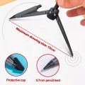 Math Set with Geometry Compass, Exam Stationery Examination Math Tools Engineering Compass Ruler. 