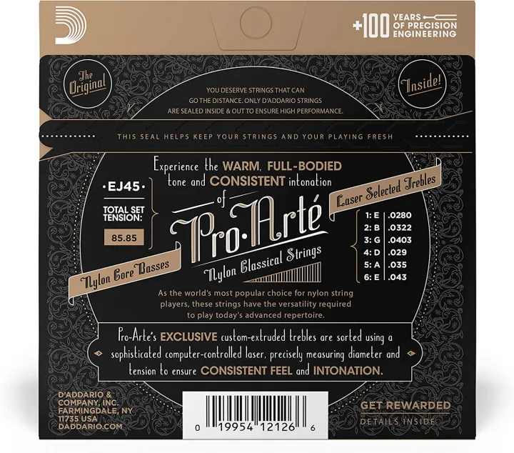 D'Addario%20Guitar%20Strings%20-%20Pro-%20Arte%20Classical%20Guitar%20Strings%20-%20EJ45%20-%20Nylon%20Guitar%20Strings%20-%20Silver%20Plated%20Wound,%20Nylon%20Core%20-%20Normal%20Tension,%201-Pack%20-%20Image%208