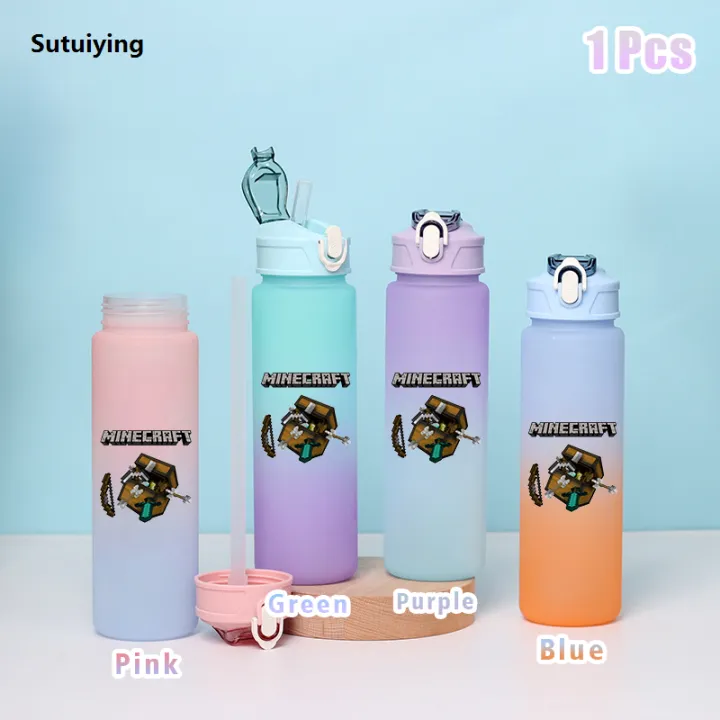 Sutuiying%20Minecraft%20Cartoon%20Game%20Water%20Cup%20Outdoor%20Large%20Capacity%20Plastic%20Luxury%20Portable%20Leak%20Proof%20Sports%20Water%20Bottle%20Fitness%20Running%20Anime%20-%20Image%202