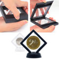 5/10pcs Display Box 3D Floating Frame Holder Stand Box Clear Jewelry Ring Coin Display Case Necklace Display Holder 7*7*2cm. 