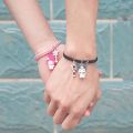 2pcs Cute Cartoon Magnet Couples Distance Matching Bracelets / Mutual Attraction Friendship Braided Rope Bracelet / Charm Couple Bracelets / Gifts Jewellery Accessories for Women Men Boyfriend Girlfriend Best Friends. 