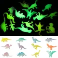 SF 12/16pcs Glow in Dark Dinosaur Model Toys Jurassic World Noctilucent Tyrannosaurus Toy Kids Action Figure Collectible Model Toys Gifts. 