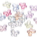 St. kunkka 15 * 20mm 20pcs Acrylic Transparent Fine Glitter Butterfly Beads Beads For DIY Necklace Bracelet Making. 