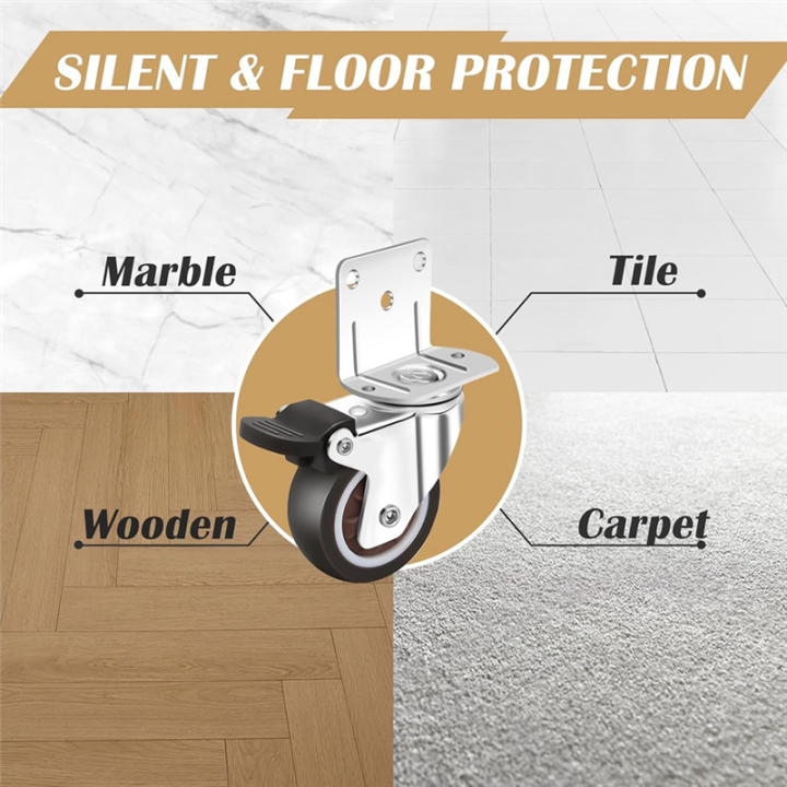 Side%20Mount%20Casters,Casters%20Set%20of%204%20with%20Brake,L-Shape%20Plate%20Small%20Wheels%20for%20Furniture,Cabinet%20Casters,1%20in(L-Shape)%20-%20Image%206