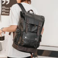 Soft Leather Leather Backpack Stylish High-Quality Large  Bag Multi-Pocket Rucksack for Business Travel Casual Wear College Students Professional Use Urban Commuter. 