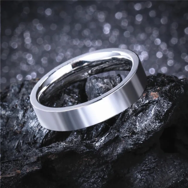 Soul%20Men%206mm%20Polish%20Flat%20316L%20Stainless%20Steel%20Rings%20Male%20Female%20Wedding%20Engagement%20Band%20Classic%20Style%20Big%20Size%205%20to%2015%20-%20Image%202