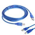 printer cable 1.5 m HQ -BLUE. 