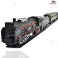 Rail King Intelligent Classical Train - Classical Choo Choo Train with Light & Sound High-Speed Battery Operated Train Toy Set Game with Tracks and Signals for Kids (13 Pieces). 