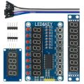 TM1637 4 Bits/TM1638/MAX7219 8 bit Digital LED Display Module 7 Segment 0.36Inch Clock RED Anode Tube Four Serial Driver. 
