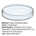 Petri Culture Dish Thickened Professional Glass Culture Dish. 