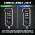 12V Car  & Alternator Tester - Test  Condition & Alternator Charging (LED indication). 
