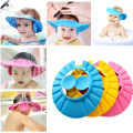 Baby Bath Shower Cap Baby Shower Cap Adjustable Cartoon Hair Wash Hat for Newborn Infant Ear Protection Children Kids Shampoo Shield Bath Head Cover Hat. 