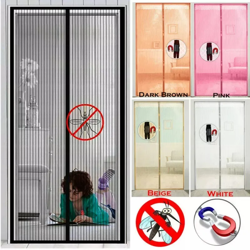 Magic Curtain Door Mesh Magnetic Fastening Mosquito Fly Bug Insect Net Screen - Walmart Supplies Magic Curtain Door Mesh Magnetic Fastening Mosquito Fly Bug Insect Net Screen - Walmart Supplies