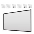 Projector Screen for Home Theater White Foldable Anti-Crease (72Inch). 