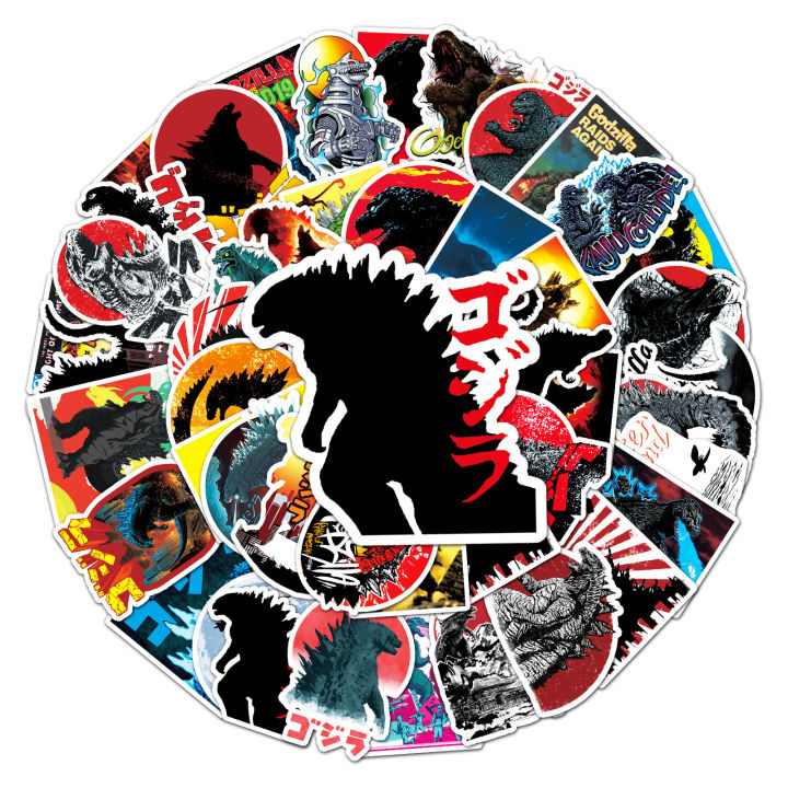 50%20Monster%20Godzilla%20Anime%20Cartoon%20Graffiti%20Decorative%20Lap%20Motorcycle%20Skateboard%20Car%20Water%20Cup%20Waterproof%20Sticker%20-%20Image%203